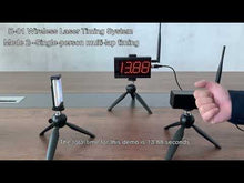 Load and play video in Gallery viewer, B-01 Professional Wireless Laser Timing System(portable packaging)