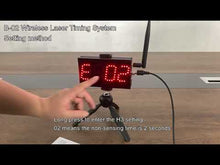 Load and play video in Gallery viewer, B-02 Professional Wireless Laser Timing System (portable packaging)